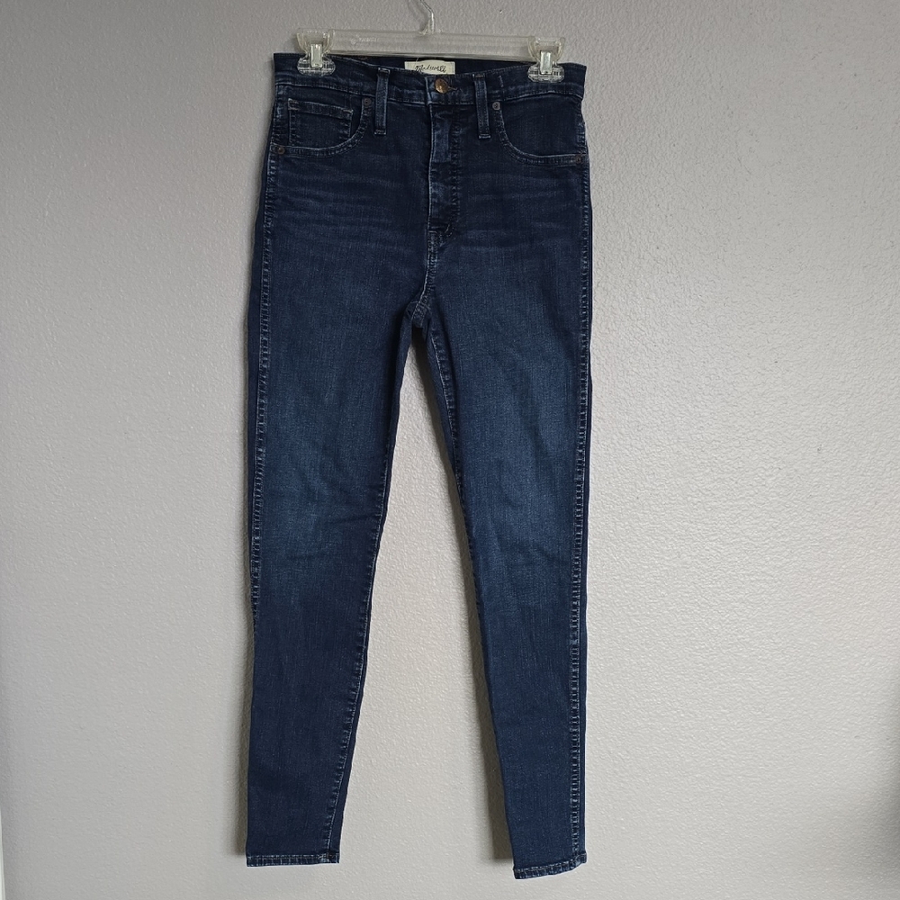 MADEWELL 10 HIGH-RISE  SKINNY BLUE JEANS/ SIZE 27